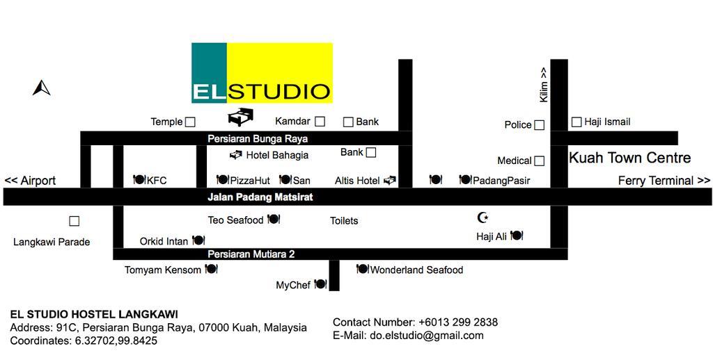 El Studio Hostel Langkawi กัวห์ ภายนอก รูปภาพ